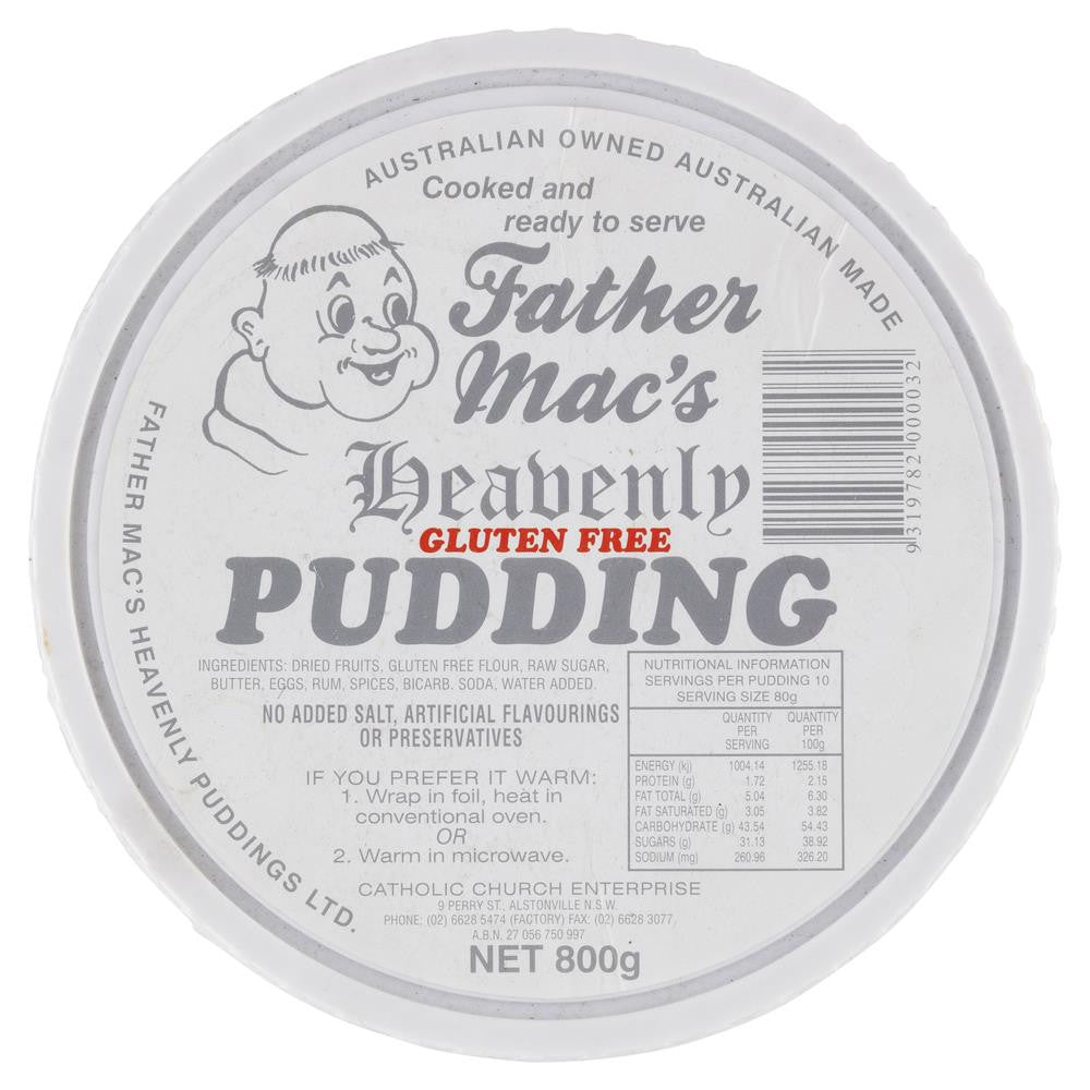 Father Macs Pudding Gluten Free 800g , Z-Bakery - HFM, Harris Farm Markets
 - 1