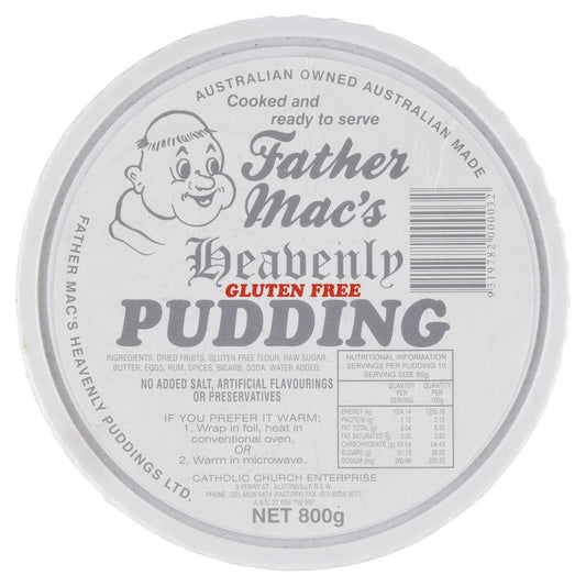 Father Macs Pudding Gluten Free 800g , Z-Bakery - HFM, Harris Farm Markets
 - 1