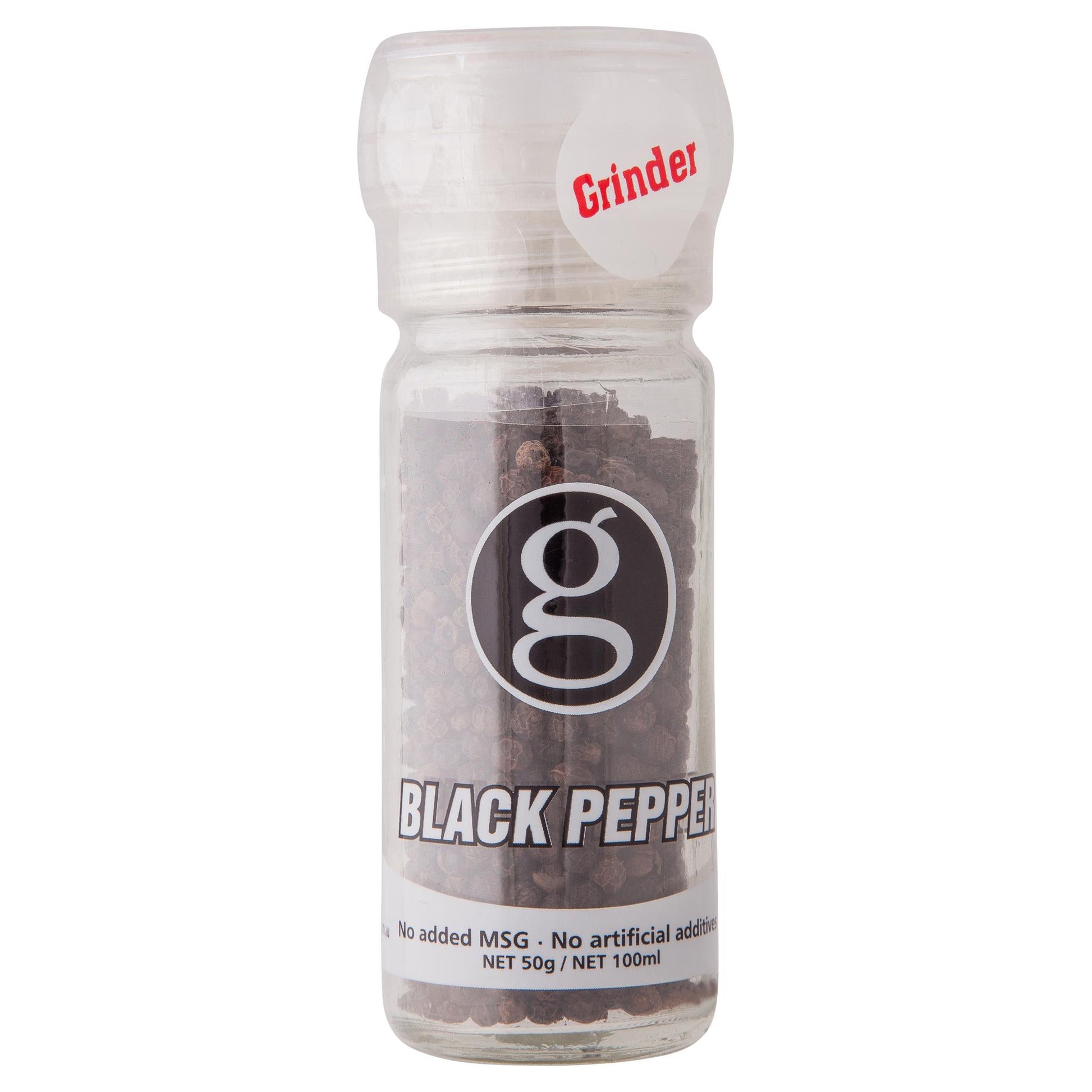 G Grinder Black Pepper 50g , Grocery-Cooking - HFM, 
 - 1