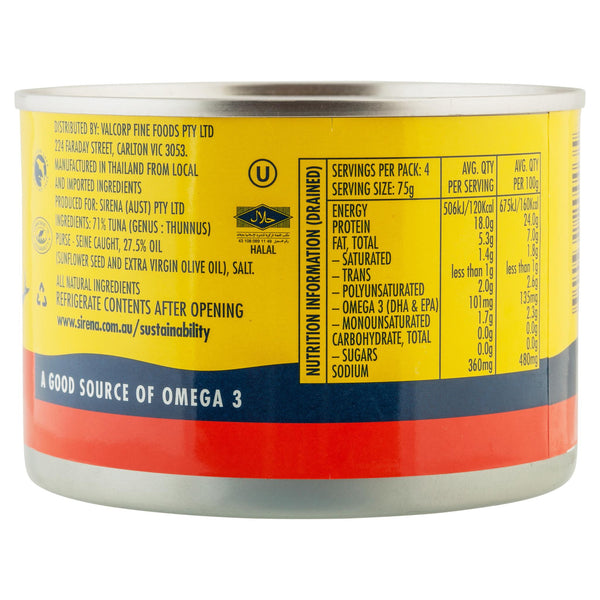 Sirena Tuna In Oil Italian Style 425g , Grocery-Seafood - HFM, Harris Farm Markets
 - 2