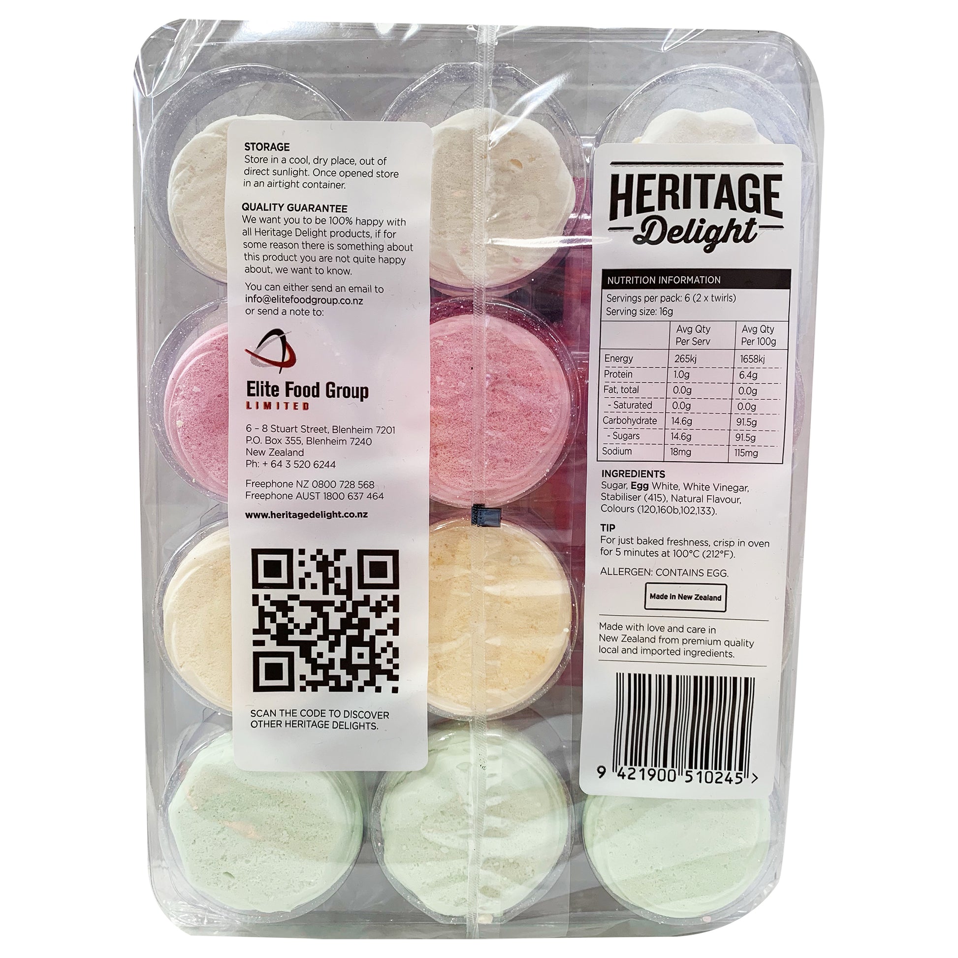 Heritage Delight Meringue Twirls | Harris Farm Online