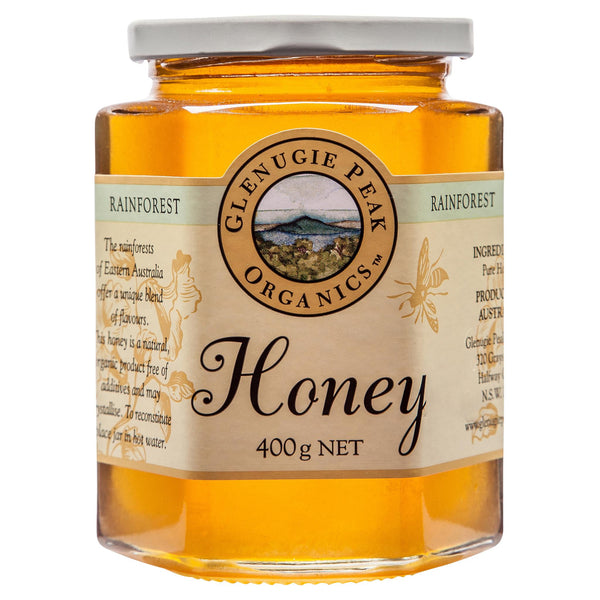 Glenugie Rainforest Honey 400g , Grocery-Spreads - HFM, Harris Farm Markets
 - 1
