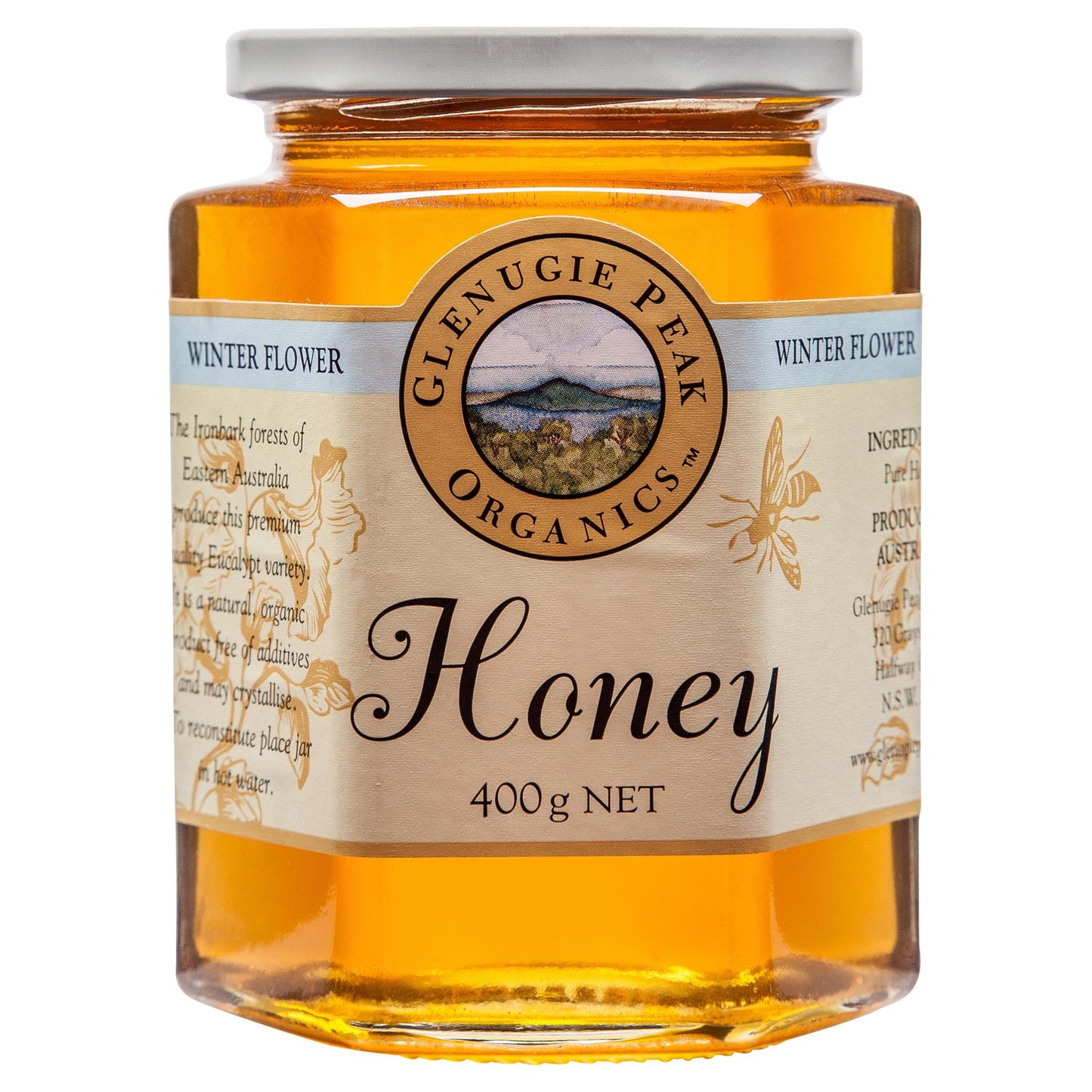 Glenugie Flower Honey 400g , Grocery-Spreads - HFM, Harris Farm Markets
 - 1