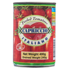 Capriccio Peeled Tomatoes 400g , Grocery-Can Veg - HFM, Harris Farm Markets
 - 1
