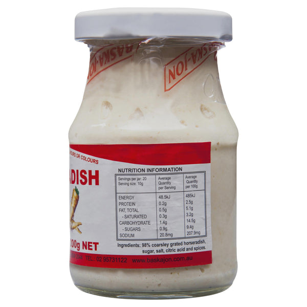 Baska Jon Horseradish 200g , Grocery-Cooking - HFM, Harris Farm Markets
 - 2