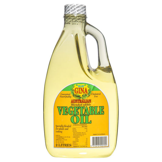Gina Australian Vegetable Oil 2l , Grocery-Oils - HFM, Harris Farm Markets
 - 1