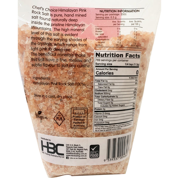 Chef's Choice Himalayan Pink Rock Salt | Harris Farm Online