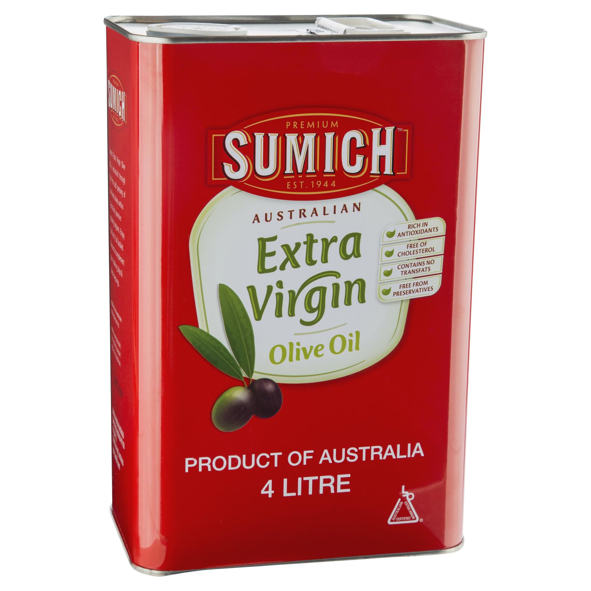 Sumich Extra Virgin Olive Oil 4l , Grocery-Oils - HFM, Harris Farm Markets
 - 2