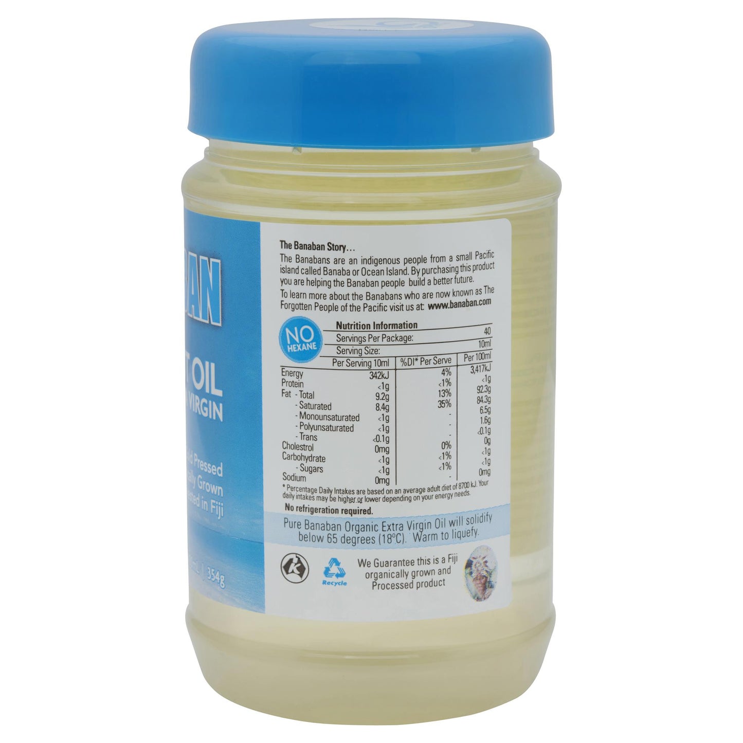 Banaban Coconut Oil Extra Virgin 400ml , Grocery-Oils - HFM, Harris Farm Markets
 - 2