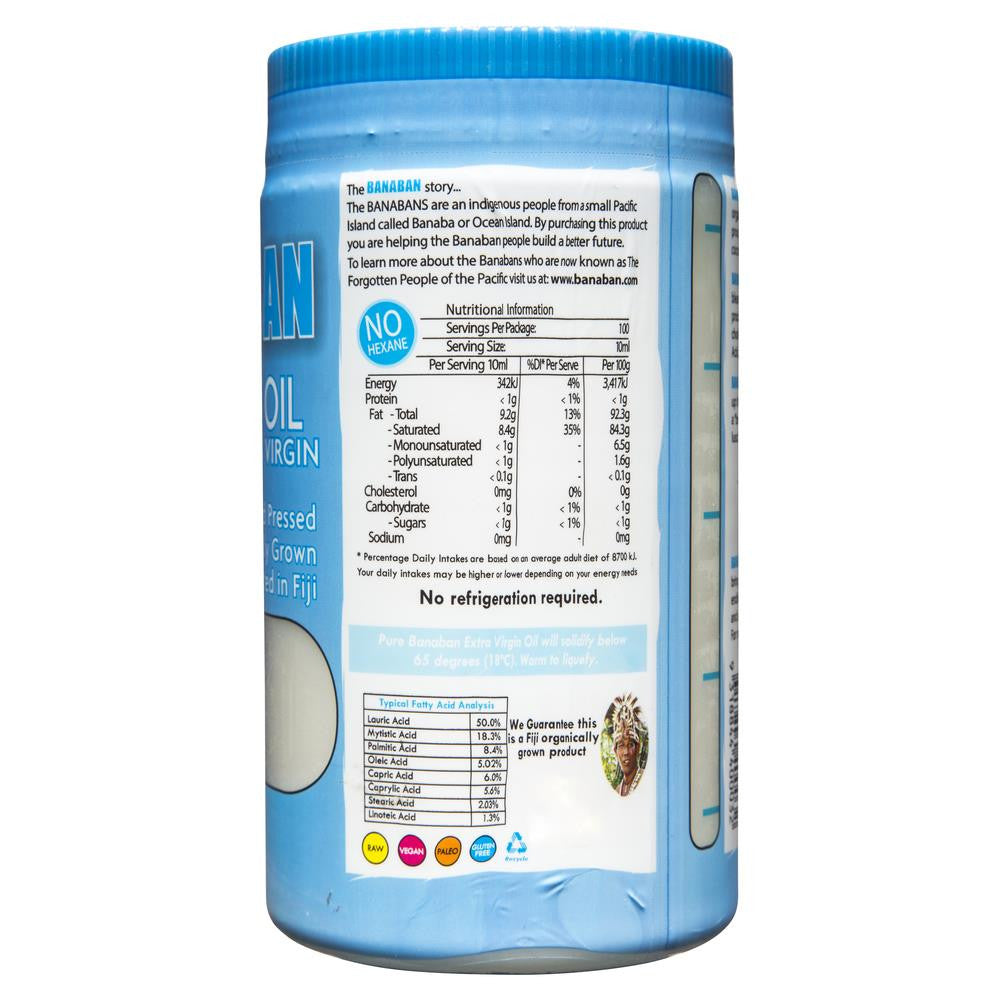 Banaban Coconut Oil 1L , Grocery-Oils - HFM, Harris Farm Markets
 - 2