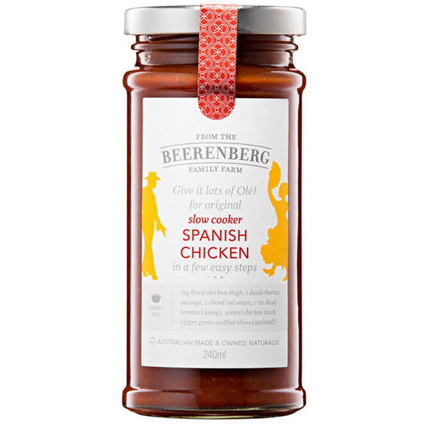 Beerenberg Slow Cooker Spanish Chicken Sauce 240ml