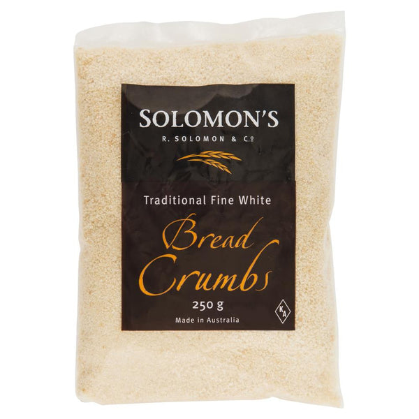 Soloman's Traditional Fine White Bread Crumbs 250g , Z-Bakery - HFM, Harris Farm Markets
 - 1