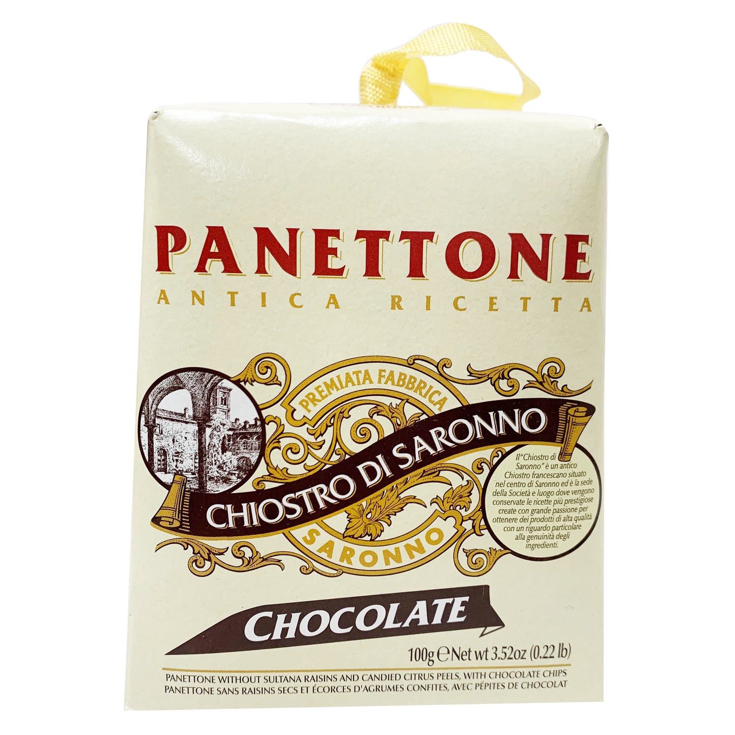 Chiostro - Bread Panettone - Chocolate Chip (100g)