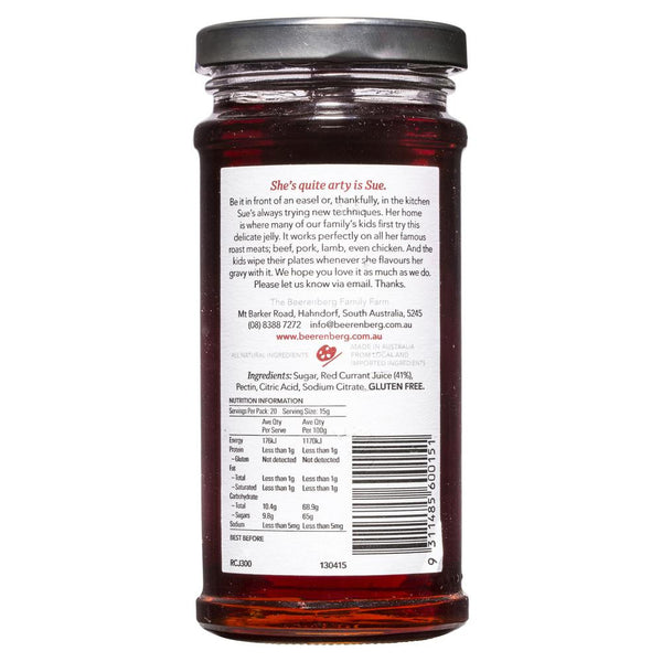 Beerenberg Red Currant Jelly 300g , Grocery-Condiments - HFM, Harris Farm Markets
 - 2