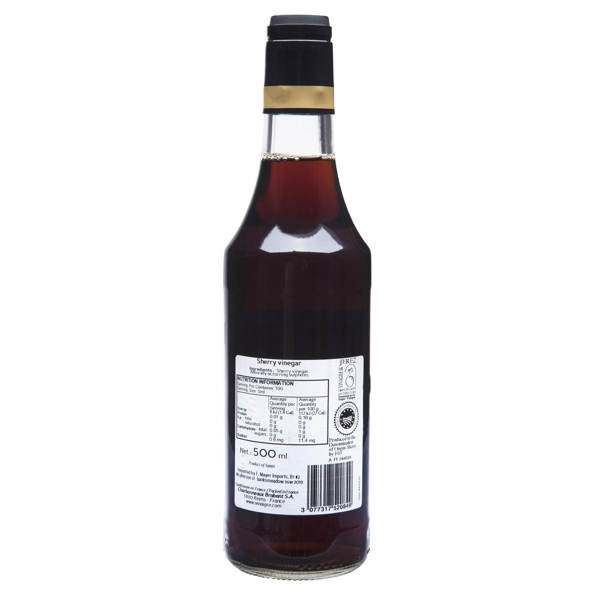 Beaufor Sherry Vinegar 500ml , Grocery-Vinegar - HFM, Harris Farm Markets
 - 2