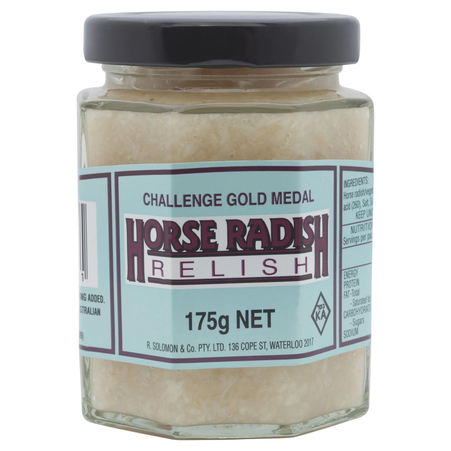 Challenge Horseradish Relish 175g , Grocery-Cooking - HFM, Harris Farm Markets
 - 1