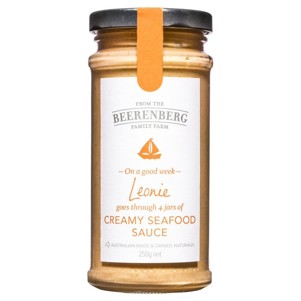Beerenberg Creamy Seafood Sauce 250g , Grocery-Condiments - HFM, Harris Farm Markets
 - 1