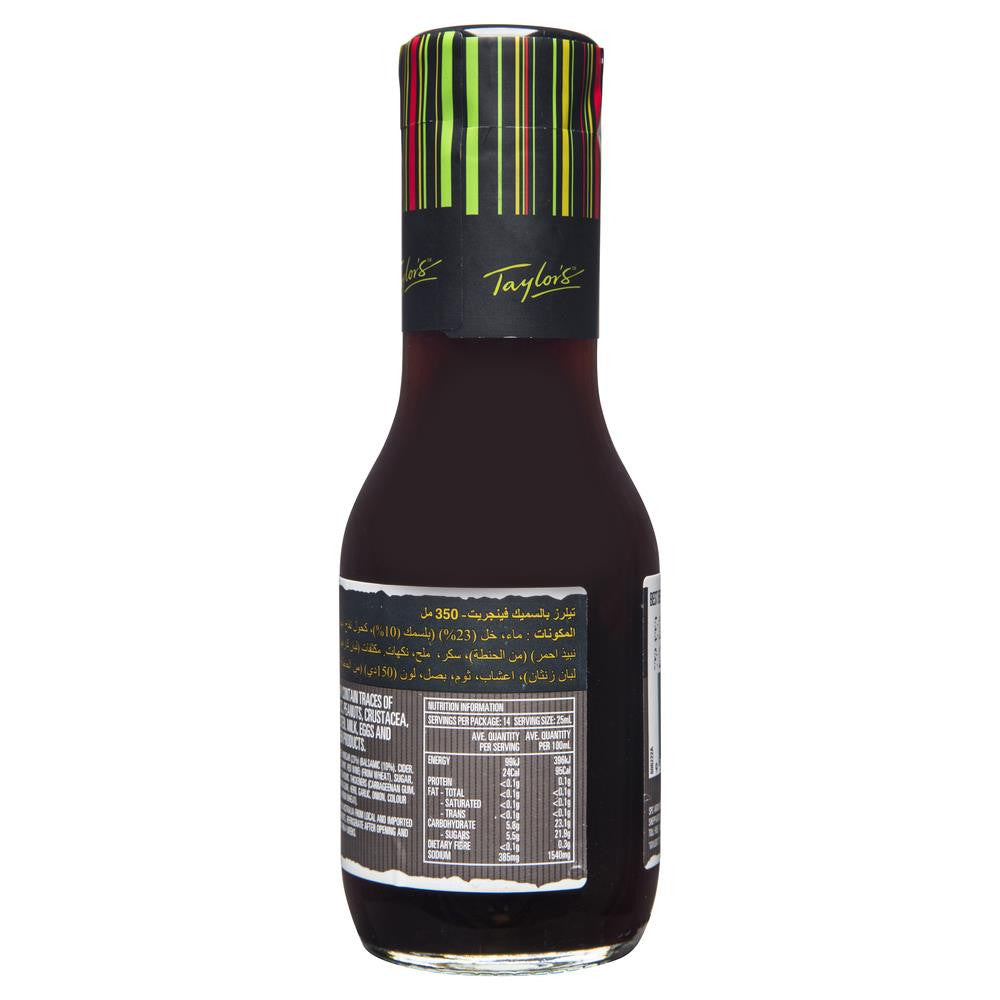 Taylor Dressing Balsamic 350ml , Grocery-Oils - HFM, Harris Farm Markets
 - 2