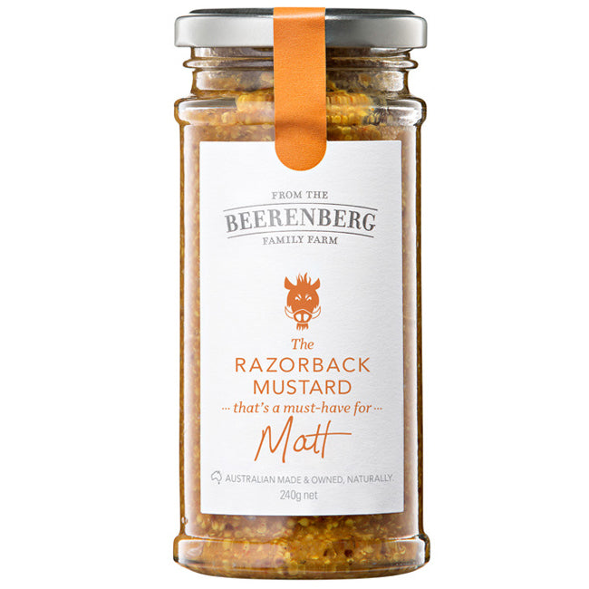 Beerenberg Razorback Mustard 240g
