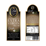 Blu Estate Extra Virgin Olive Oil Garlic Infused 250ml