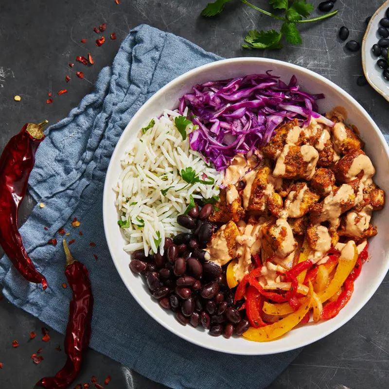 My Muscle Chef Chipotle Chicken Burrito Bowl | Harris Farm Online