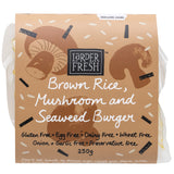 Larder Fresh Brown Rice, Mushroom and Seaweed Burgers | Harris Farm Online