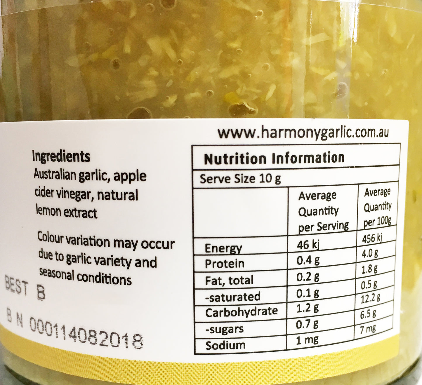 Harmony Garlic - Australian Garlic - Crush (175g)