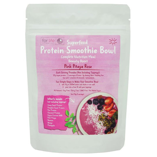 For Life Protein Smoothie Bowl Pink Pitaya Rose 175g