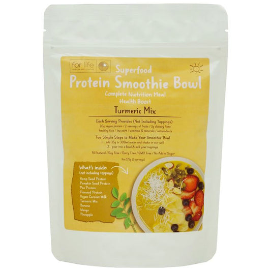 For Life Protein Smoothie Bowl Tumeric Mix 175g