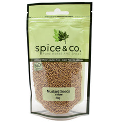 Spice and Co Mustard Seeds Yellow 80g