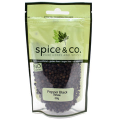 Spice and Co Pepper Black Whole 60g