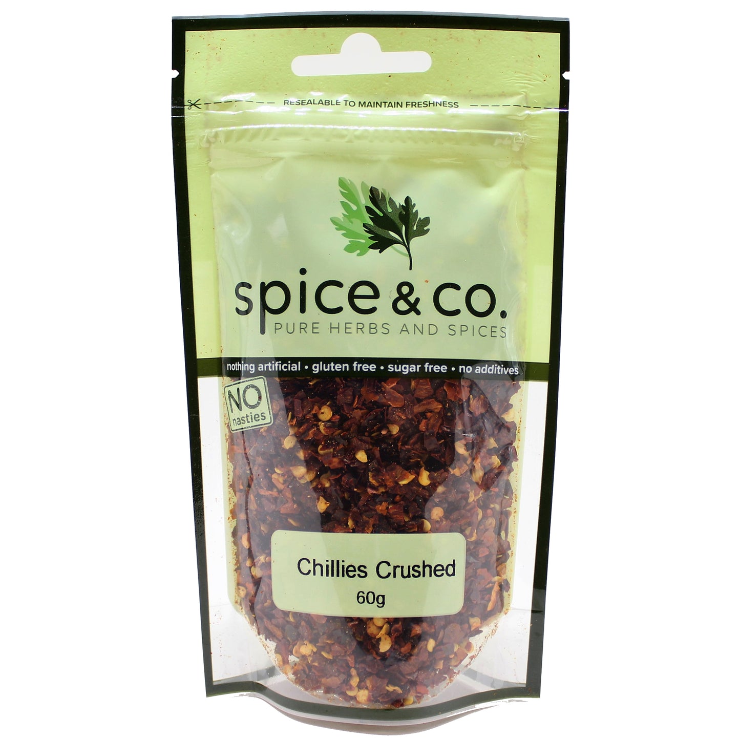 Spice and Co Chillies Crushed 60g
