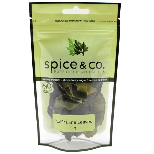 Spice and Co Kaffir Lime Leaves 3g