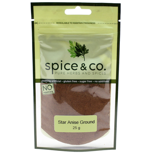 Spice and Co Star Anise Ground 25g