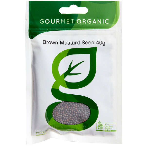 Gourmet Organic Herbs Mustard Seed Brown | Harris Farm Online