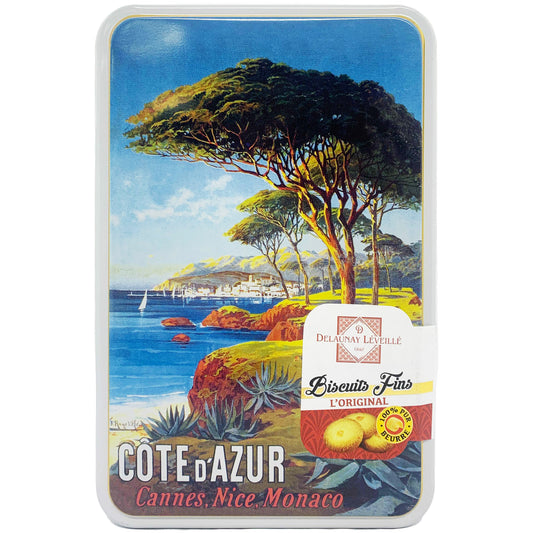 DeLaunay Leveille Biscuits Cote D'Azur Tin | Harris Farm Online