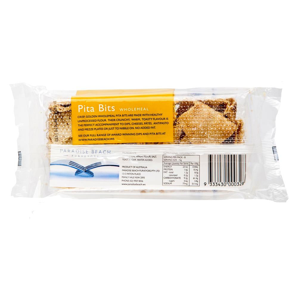 Paradise Beach - Pita Bits - Purveyors Wholemeal | Harris Farm Online