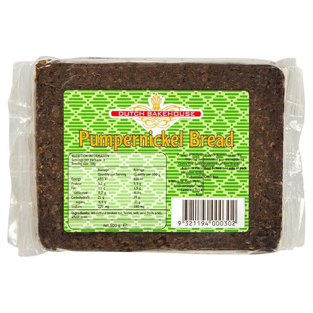 Dutch Bakery Pumpernickle 500g , Z-Bakery - HFM, Harris Farm Markets
