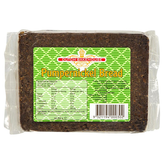Dutch Bakery Pumpernickle 500g , Z-Bakery - HFM, Harris Farm Markets
