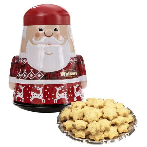 Walkers - Shortbread Mini Star - Santa Tin (200g)