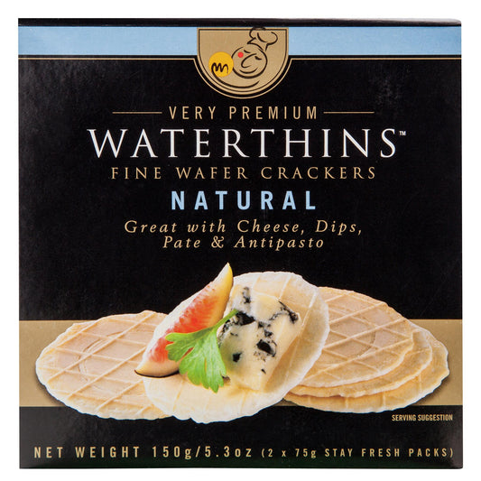 Waterthins Cracker Natural 150G , Grocery-Biscuits - HFM, Harris Farm Markets
 - 1