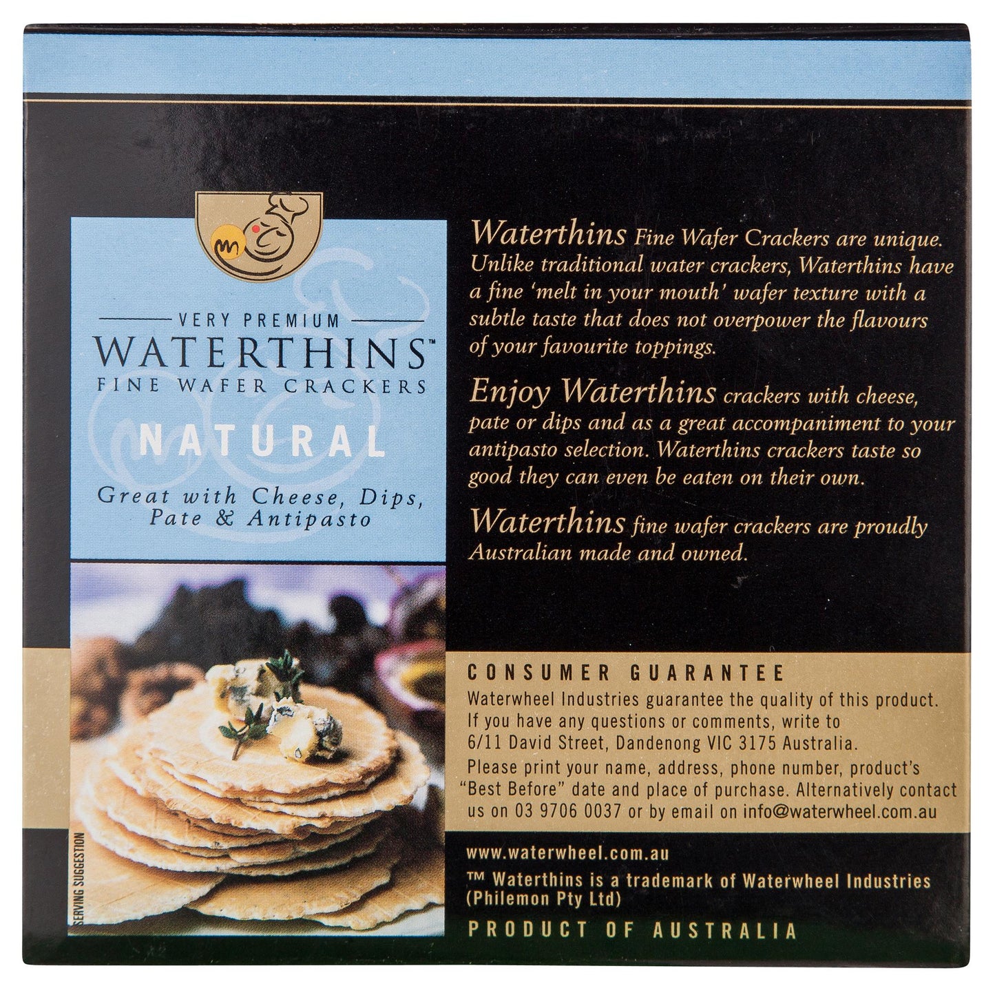 Waterthins Cracker Natural 150G , Grocery-Biscuits - HFM, Harris Farm Markets
 - 3