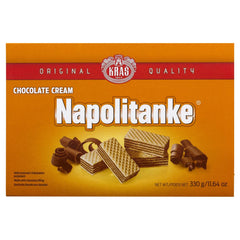 Kras Napolitanke Chocolate Cream Wafer 330g , Grocery-Biscuits - HFM, Harris Farm Markets
 - 1