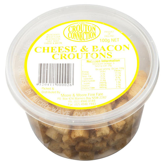 The Crouton Connection Cheese Bacon Croutons 100g , Z-Bakery - HFM, Harris Farm Markets
