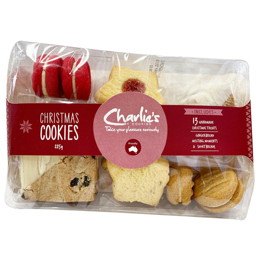Charlie's Cookies - Christmas Cookies - Mixed (13 cookies, 225g)