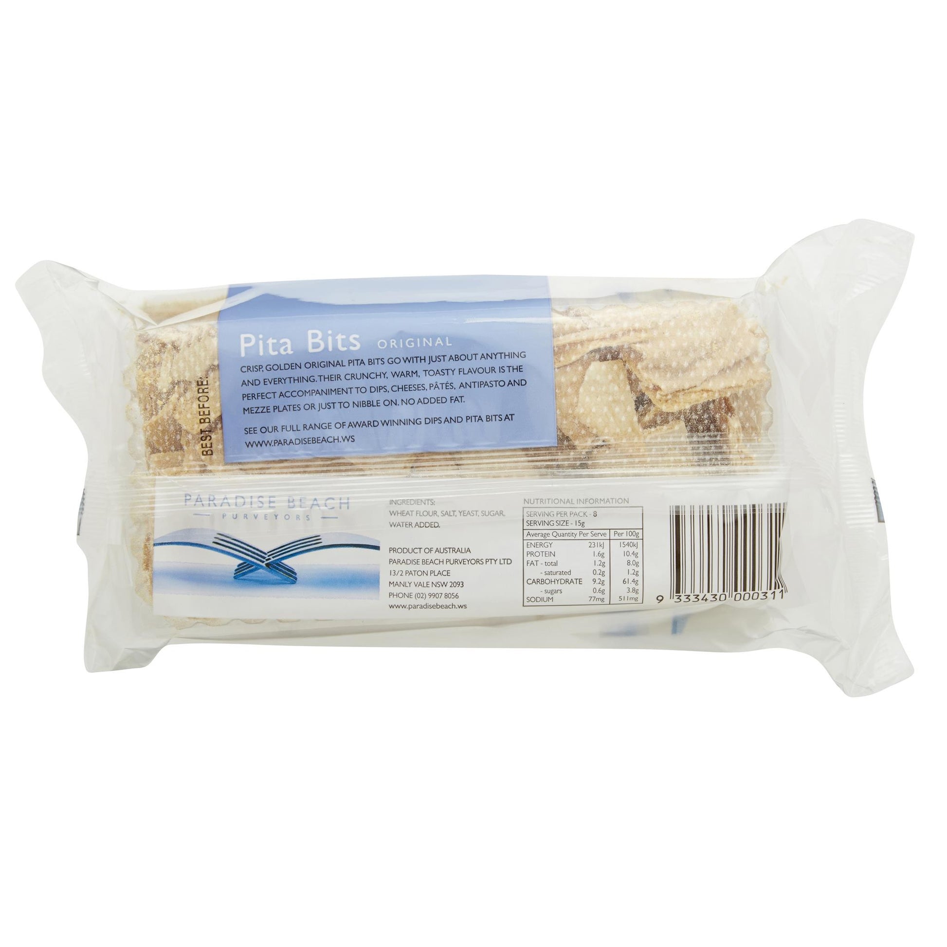 Paradise Pita Plain 120G 120g , Grocery-Biscuits - HFM, Harris Farm Markets
 - 2