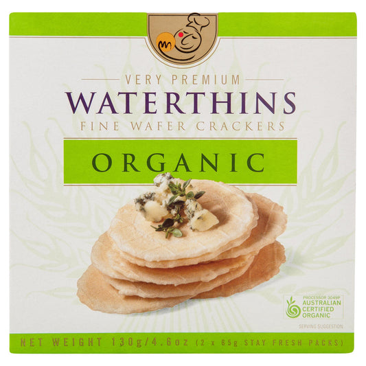 Waterthins Cracker Organic 150G , Grocery-Crackers - HFM, Harris Farm Markets
 - 1