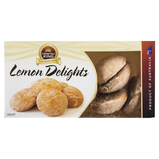 Crostoli King Lemon Delights 200g , Grocery-Biscuits - HFM, Harris Farm Markets
 - 1