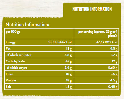 Dr Karg's - Emmental Cheese & Pumpkin Seed - Organic Wholegrain Crispbreads | Harris Farm Online