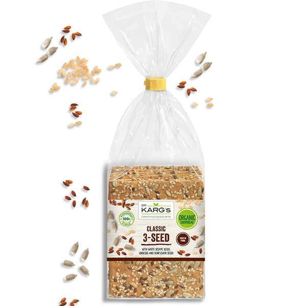 Dr Karg's - Classic 3 Seed - Organic Wholegrain Crispbreads | Harris Farm Online